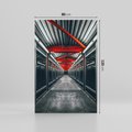 Obraz na płótnie 80x120 - Nieskończoność Przestrzeni - korytarz, perspektywa