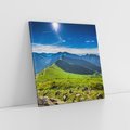 Obraz na płótnie 60x60 - Górska majestatyczność - tatry, góry