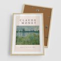 Plakat w ramie 50x70 - Claude Monet: Reprodukcja - Claude Monet, reprodukcja plakat - rama drewno