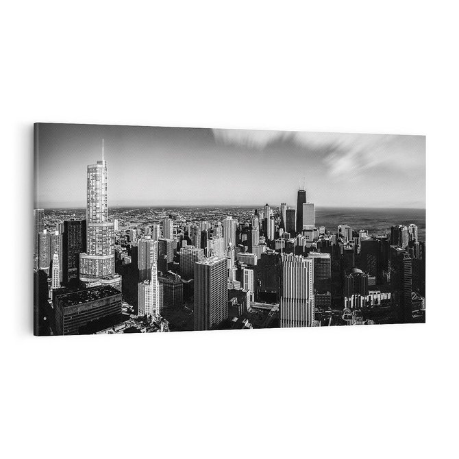 Obraz na płótnie 100x50 - Panorama miejska - miasto, panorama
