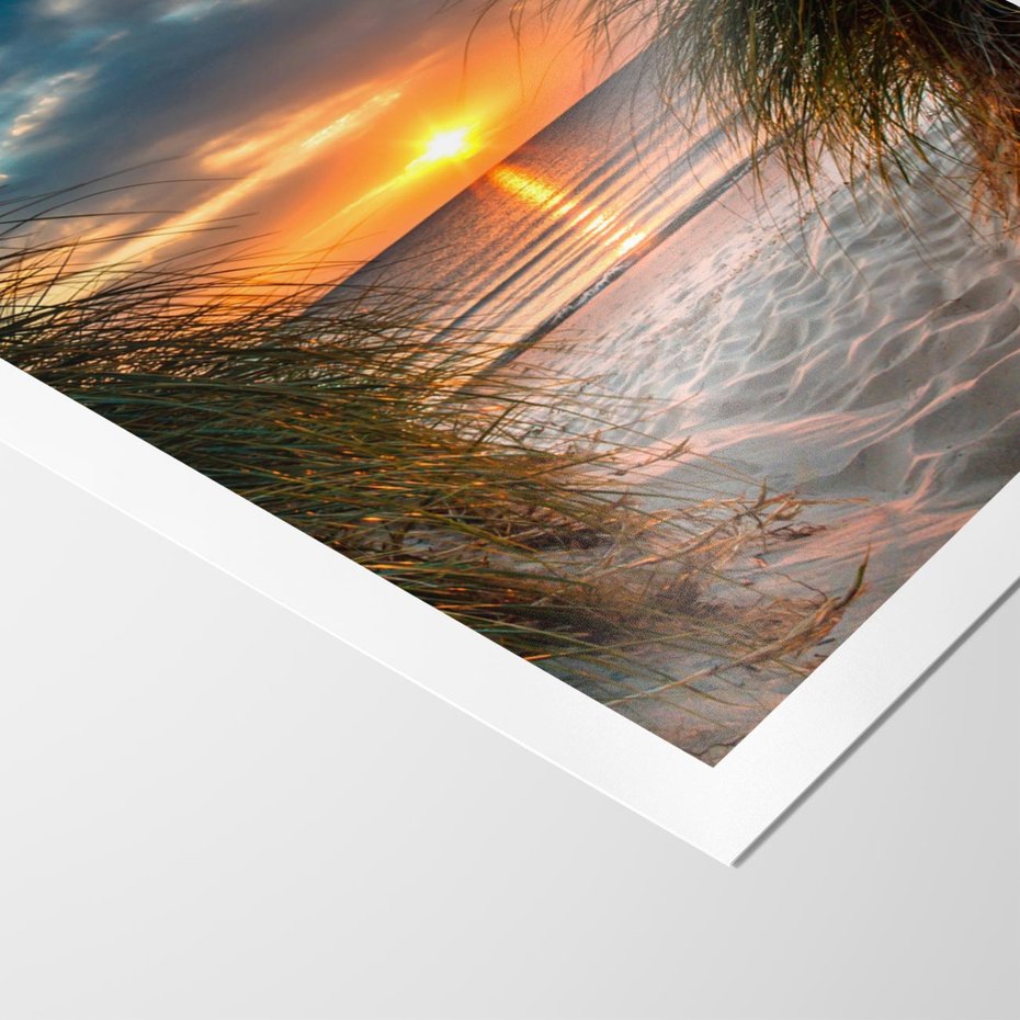 Plakat bez ramy 40x50 - Magia zachodu słońca na plaży - zachód, słońca