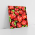 Obraz na płótnie 60x60 - Słodkie kuszenie - truskawki, owoce