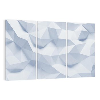 Obraz na płótnie 120x80 - Trójwymiarowa geometria - geometria, 3d