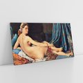 Obraz na płótnie 140x70 - "Grande Odalisque" (1814) Jean Auguste Dominique Ingres - Reprodukcja - reprodukcja, obraz na płótnie