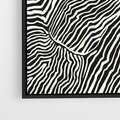 Obraz w ramie 70x100 - Migoczące Kontury - boho plakat, rycina - rama czarna