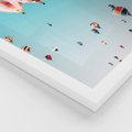 Zestaw obrazy w ramie 50x70 galeria - Surfing, Floryda, balony - rama biała