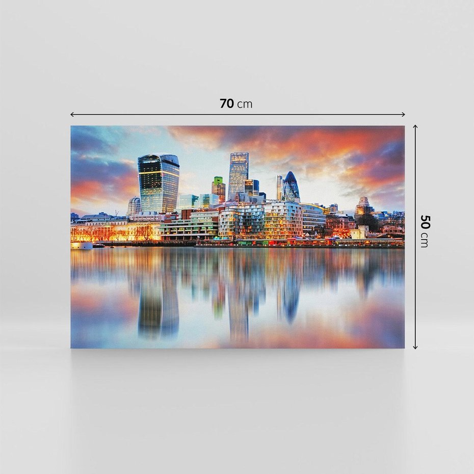 Obraz na płótnie 70x50 - Magiczne Miasto - Londyn, UK