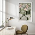Plakat bez ramy 21x30 - Leśny Zakątek - pastelowy krajobraz, nowoczesny plakat
