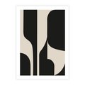 Plakat bez ramy 50x70 - Abstrakcyjne Linie - boho plakat, rycina