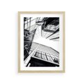 Plakat w ramie 30x40 - Wznoszący się Wysoko - architektura, wysoki wieżowiec - rama drewno