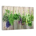 Obraz na płótnie 70x50 - Przyprawy Rośliny Fantazja - przyprawy, rośliny