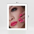 Plakat bez ramy 30x40 - Usta, manicure, spa: kobieca harmonia - usta, manicure