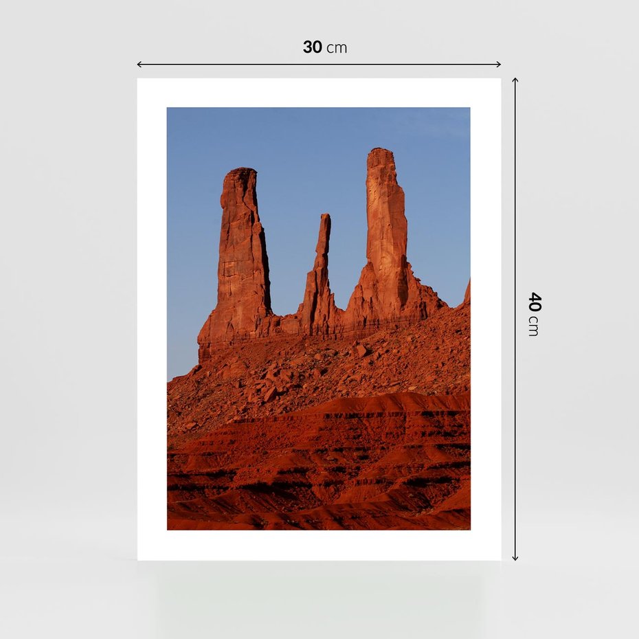 Plakat bez ramy 30x40 - Wielki Kanion - majestat pustyni - Wielki Kanion, pustynia