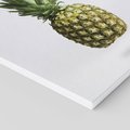 Obraz na płótnie 50x50 - Ananas Egzotyczne Odkrycie - ananas, owoc