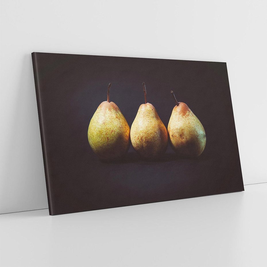 Obraz na płótnie 100x70 - Gruszki - Owocowa Harmonia - gruszki, owowce