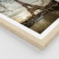 Plakat w ramie 30x40 - Uroczystość w Paryżu - Paryż, wieża - rama drewno