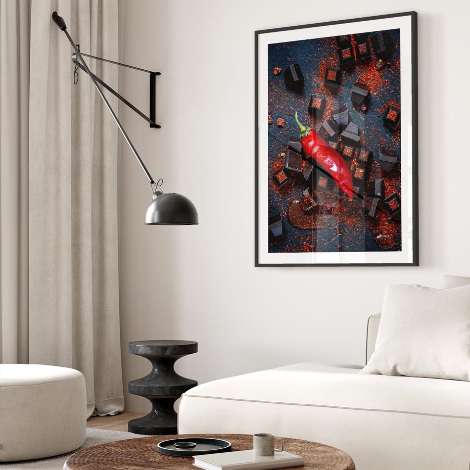 Plakat bez ramy 40x50 - Papryka w Restauracji - restauracja, papryka