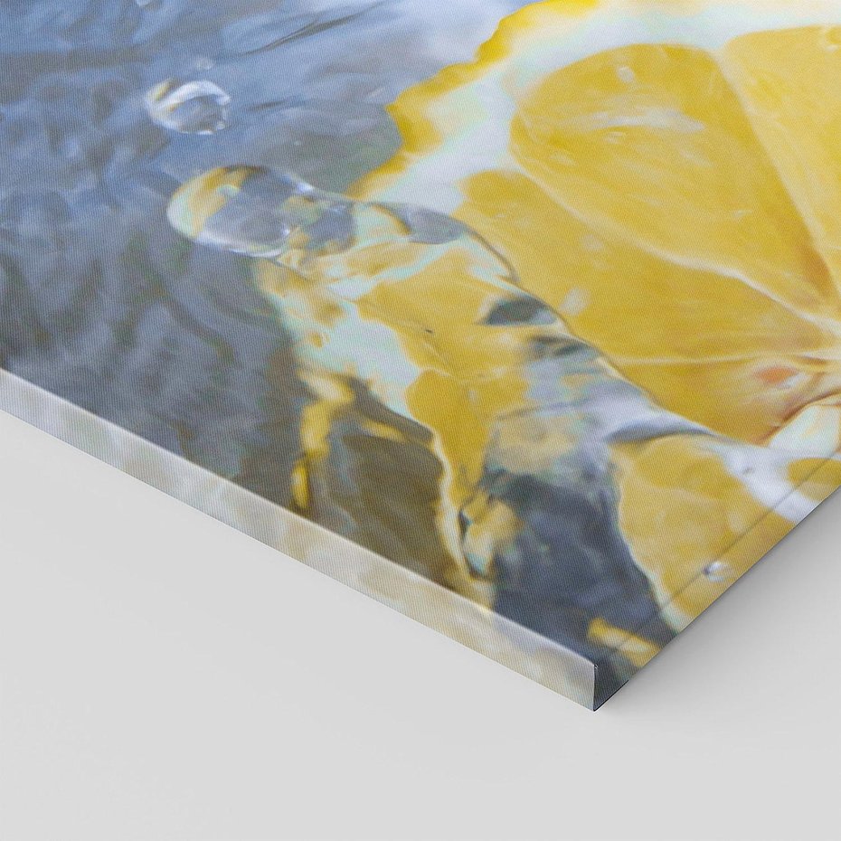 Obraz na płótnie 120x40 - Cytryny Kwasowa Świeżość - cytryny, owoce