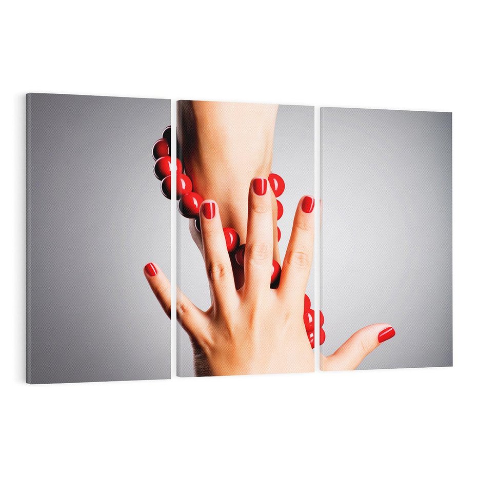 Obraz na płótnie 120x80 - Manicure i Pedicure - Piękno Paznokci - manicure, pedicure