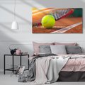 Obraz na płótnie 100x50 - Moc Tenisowej Pasji: Rakieta w Akcji - tenis, rakieta