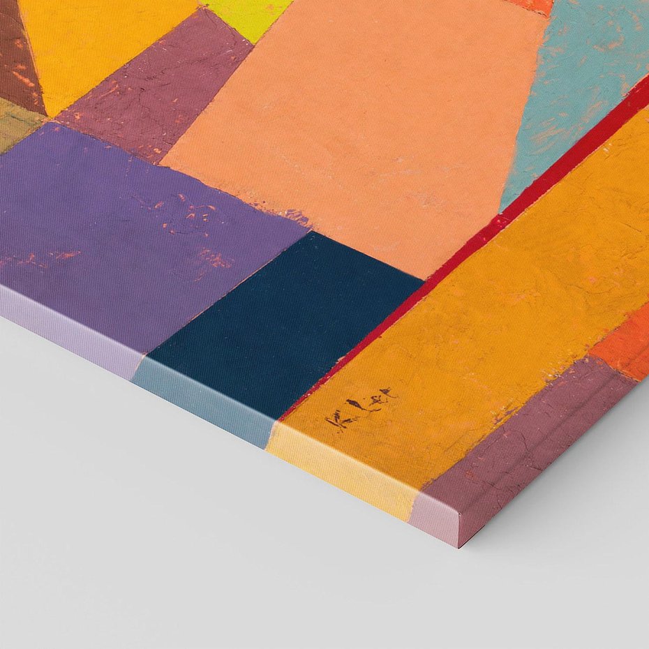 Obraz na płótnie 90x30 - Joyful Mountain Landscape 1929, Paul Klee - Reprodukcja - reprodukcja, obraz na płótnie