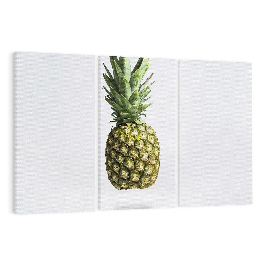 Obraz na płótnie 120x80 - Ananas Egzotyczne Odkrycie - ananas, owoc