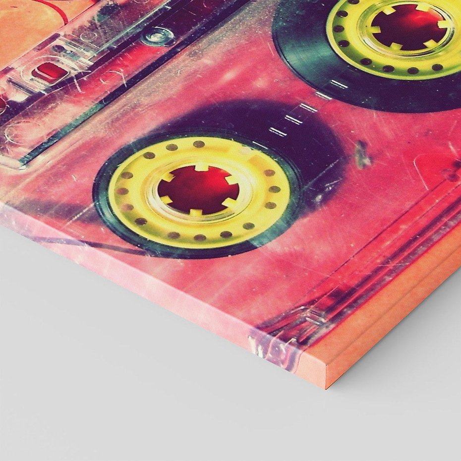 Obraz na płótnie 70x50 - Kaseta - Muzyka Retro - kaseta, muzyka