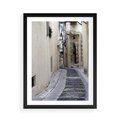 Plakat w ramie 50x70 - Uroki Włoskiej Uliczki - włoska, uliczka - rama czarna