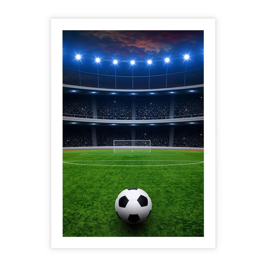 Plakat bez ramy 30x40 - Piłka nożna - gol! - piłka nożna, gol