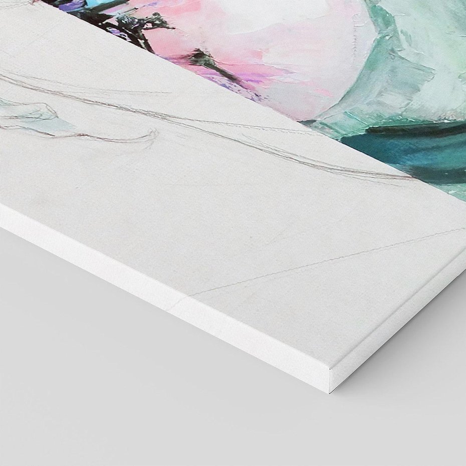 Obraz na płótnie 120x60 - Niezakończona Piękność - abstrakcyjny obraz olejny, portret kobiety