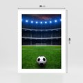 Plakat bez ramy 30x40 - Piłka nożna - gol! - piłka nożna, gol