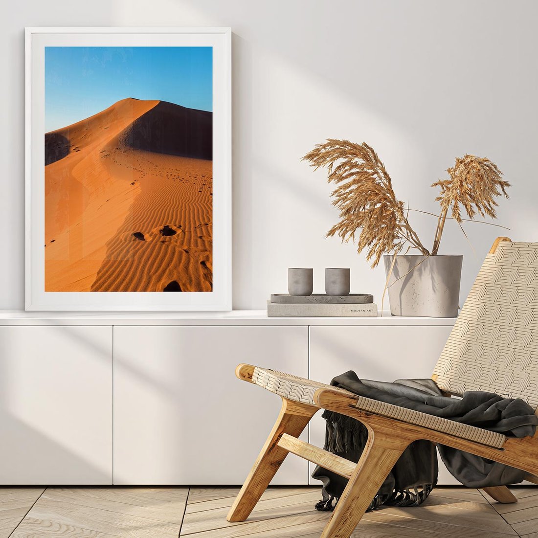 Plakat bez ramy 40x50 - Piasek pustyni wędruje - pustynia, piasek