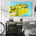 Obraz na płótnie 120x80 - Kameleon w swoim świecie - kameleon, jaszczurka