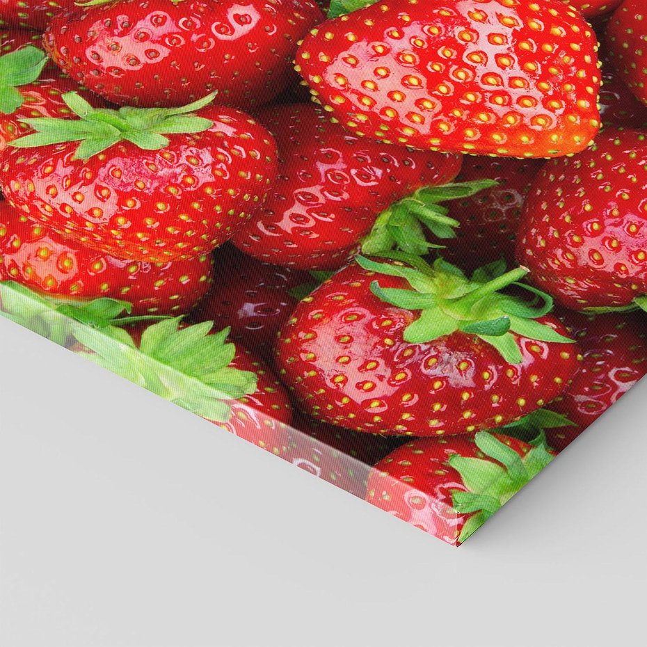 Obraz na płótnie 30x30 - Słodkie kuszenie - truskawki, owoce
