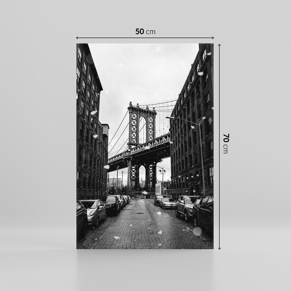 Obraz na płótnie 50x70 - Ikona Miasta - Nowy Jork, most