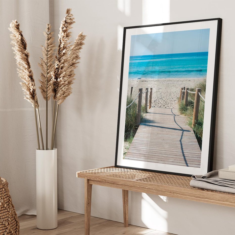 Plakat bez ramy 40x50 - Żywa Natura - plaża, morze