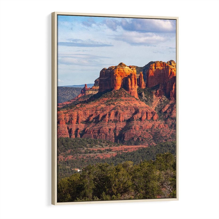 Obraz w ramie 70x100 - Majestatyczny Wielki Kanion - wielki kanion, perspektywa - rama drewno