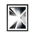 Plakat w ramie 40x50 - Architektura o Prostych Formach - architektura, proste formy - rama czarna