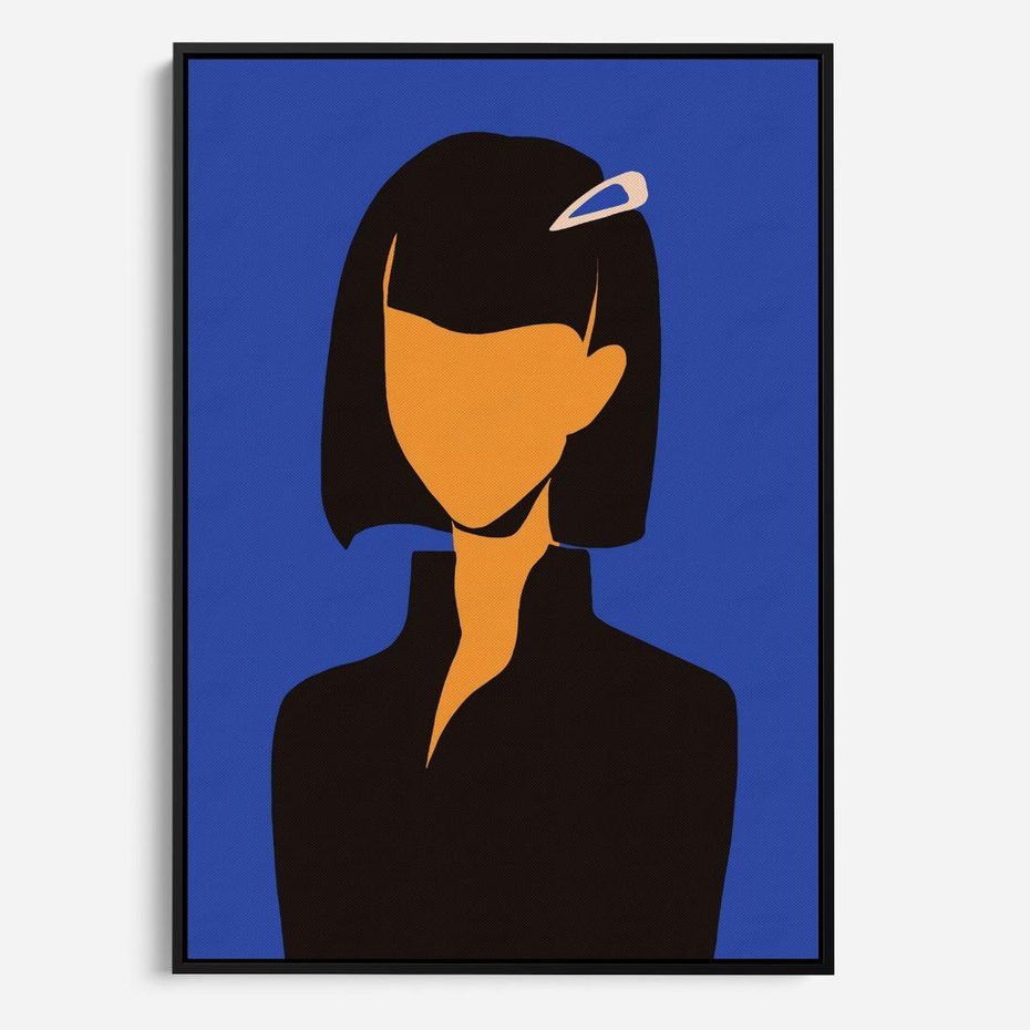 Obraz w ramie 70x100 - Energetyczne Zestawienie - sztuka nowoczesna, plakat - rama czarna