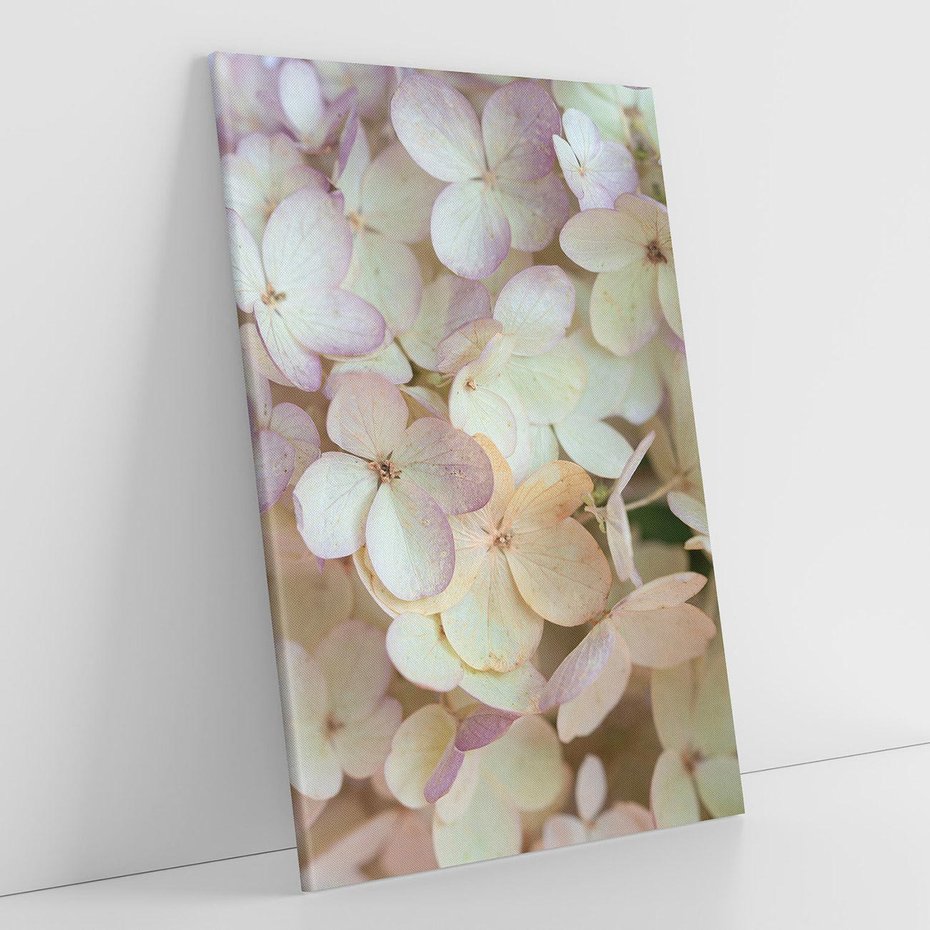 Obraz na płótnie 70x100 - Kwiatowy taniec - kwiaty, hortensje