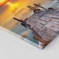 Obraz na płótnie 30x30 - Magia zachodu słońca - zachód, słońca