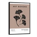 Obraz w ramie 50x70 - Botaniczne wymysły - sztuka boho, plakat - rama czarna