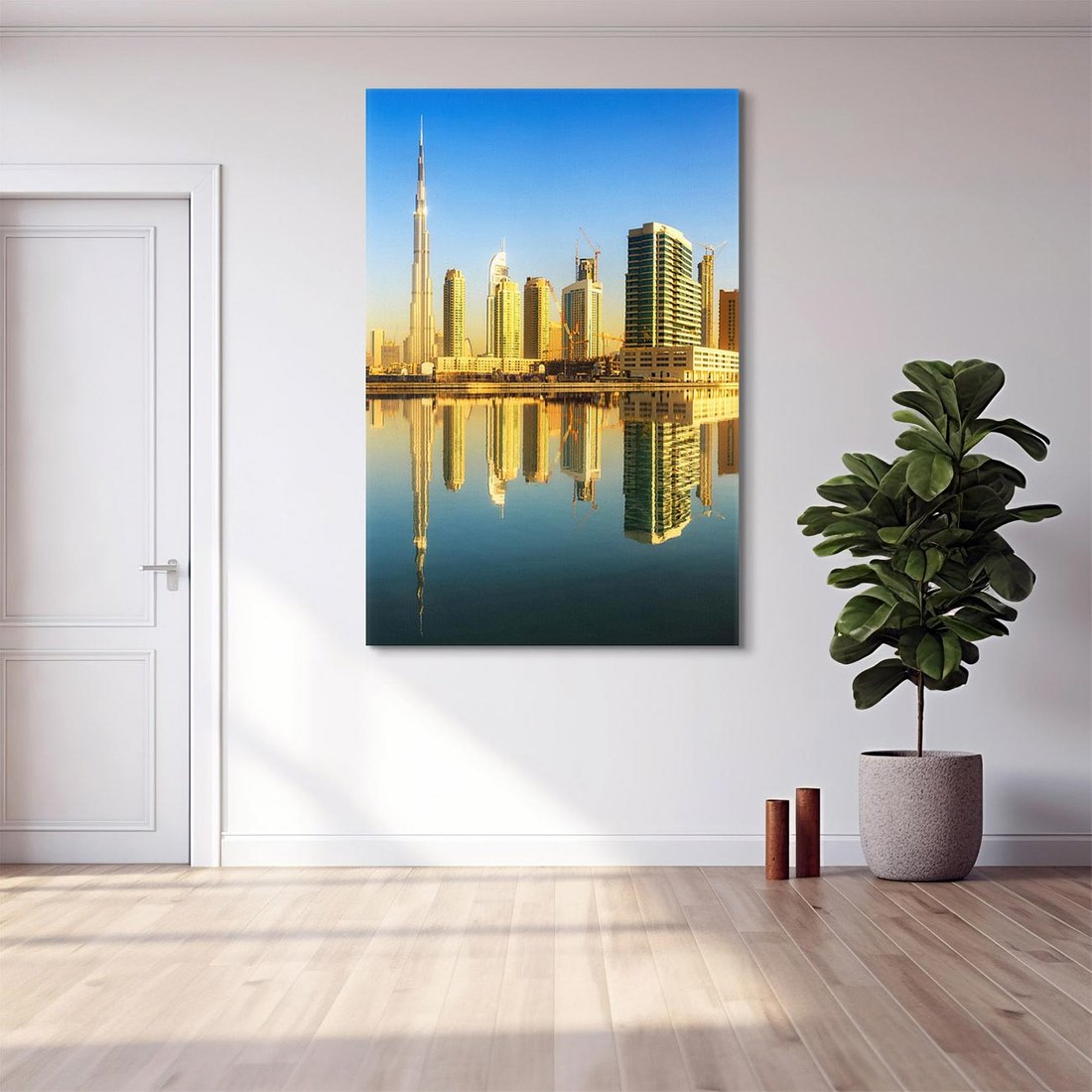 Obraz na płótnie 70x100 - Panorama Dubaju - Dubai, Dubaj