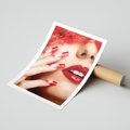 Plakat bez ramy 30x40 - Piękno manicure: kolory i elegancja - paznokcie, manicure
