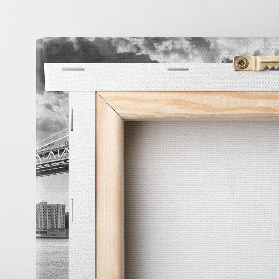 Obraz na płótnie 60x60 - Most w Mieście - most, miasto