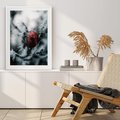 Plakat bez ramy 30x40 - Chwila Zimowego Uroku - zima, ośnieżona gałązka