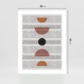 Plakat bez ramy 30x40 - Plakat w Stylu Abstrakcji - geometryczna grafika, plakat