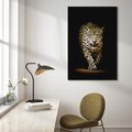 Obraz na płótnie 80x120 - Elegancja lamparta - lampart, pantera