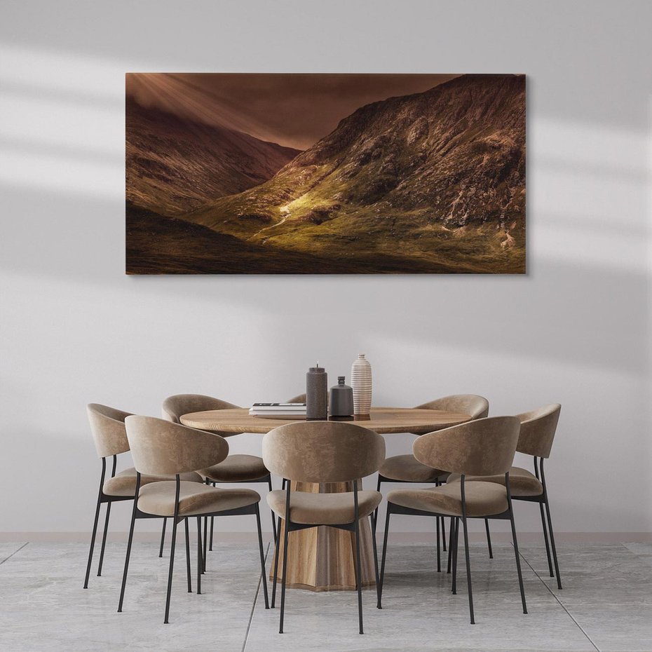 Obraz na płótnie 100x50 - Górska sceneria - góry, krajobraz