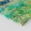 Obraz na płótnie 70x70 - "Łąka (La Prairie)" (1880) Pierre-Auguste Renoir - Reprodukcja - reprodukcja, obraz na płótnie